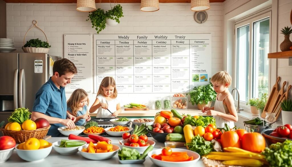 Meal planning for families with kids